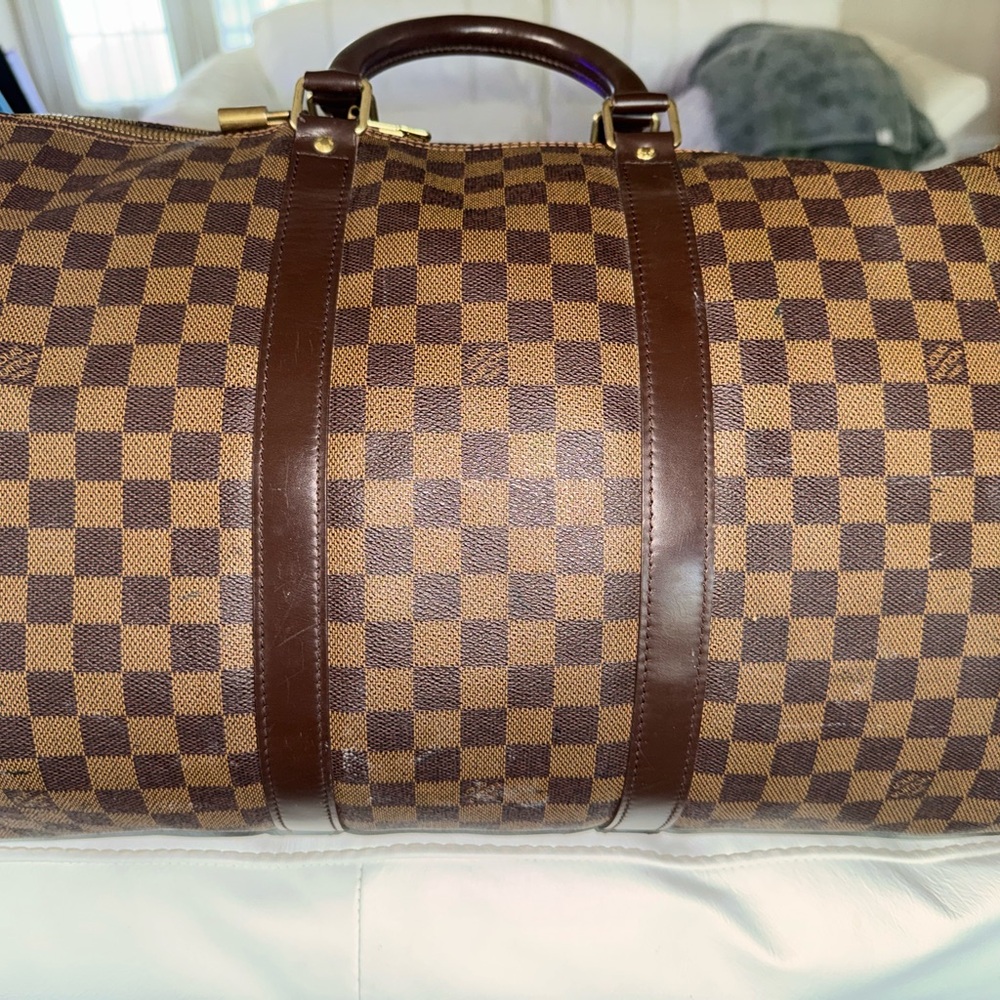 Louis Vuitton Keepall Bandouliere 55” Damien Ebene